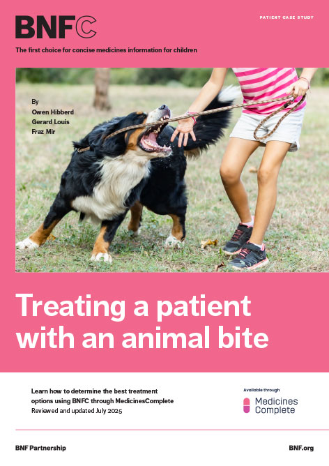 Treating a patient with an animal bite