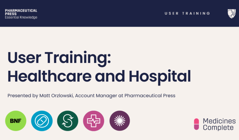 Hospital and Healthcare user training