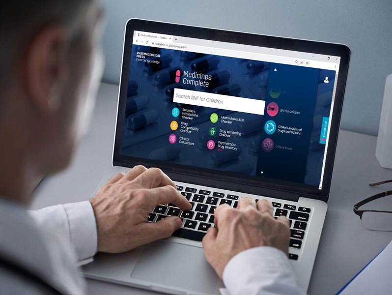 MedicinesComplete laptop screen