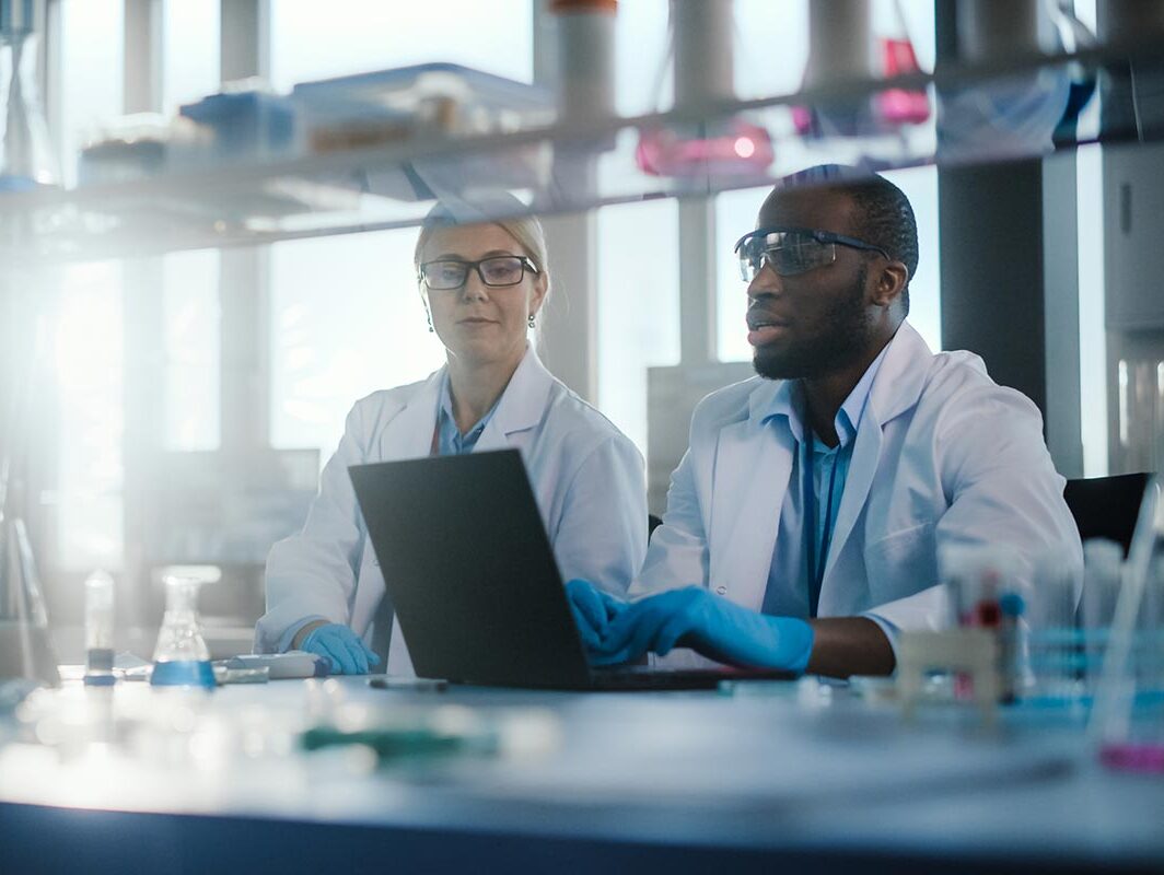 Health professionals at work