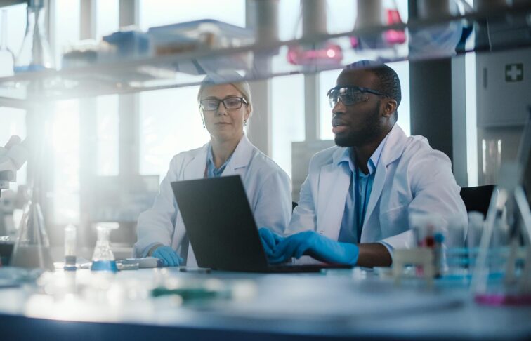 Health professionals at work