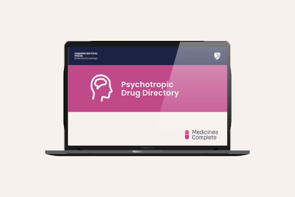 Psychotropic drug directory medicines complete