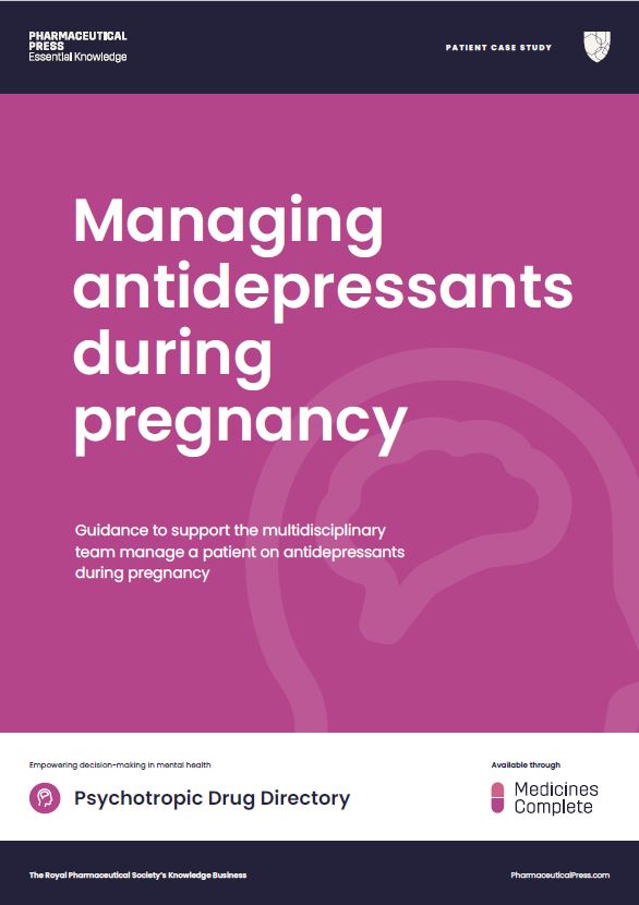 Managing antidepressants during pregnancy