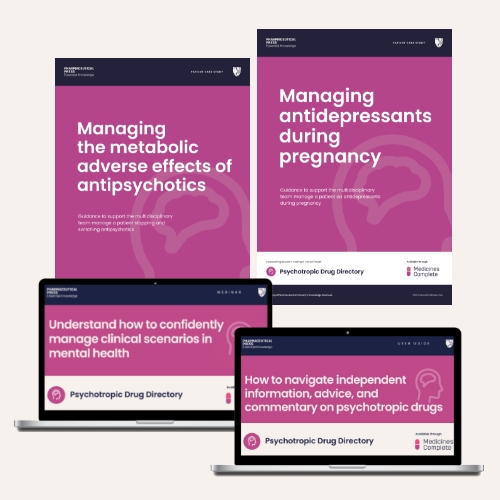 Psychotropic Drug Directory case studies