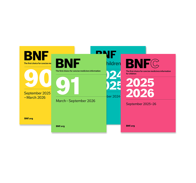 BNF Publications book covers 2023-2025