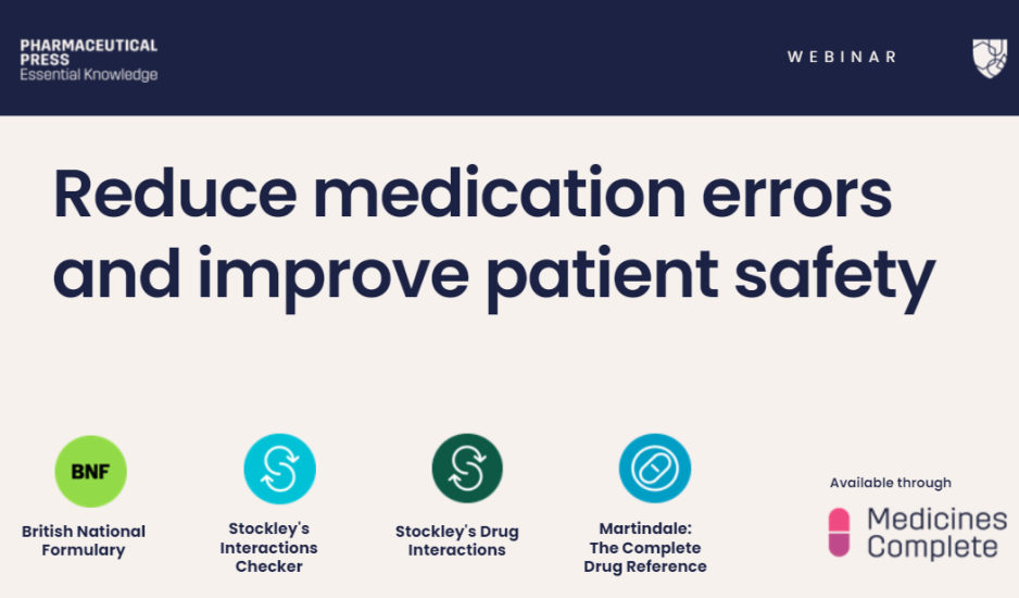 Reduce medication errors webinar cover