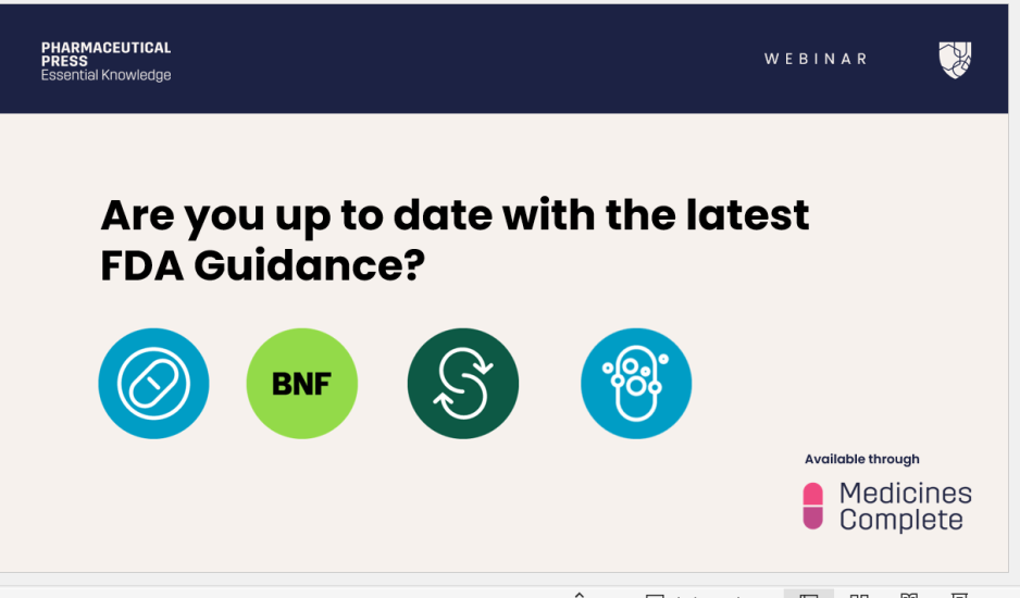 FDA guidance webinar cover
