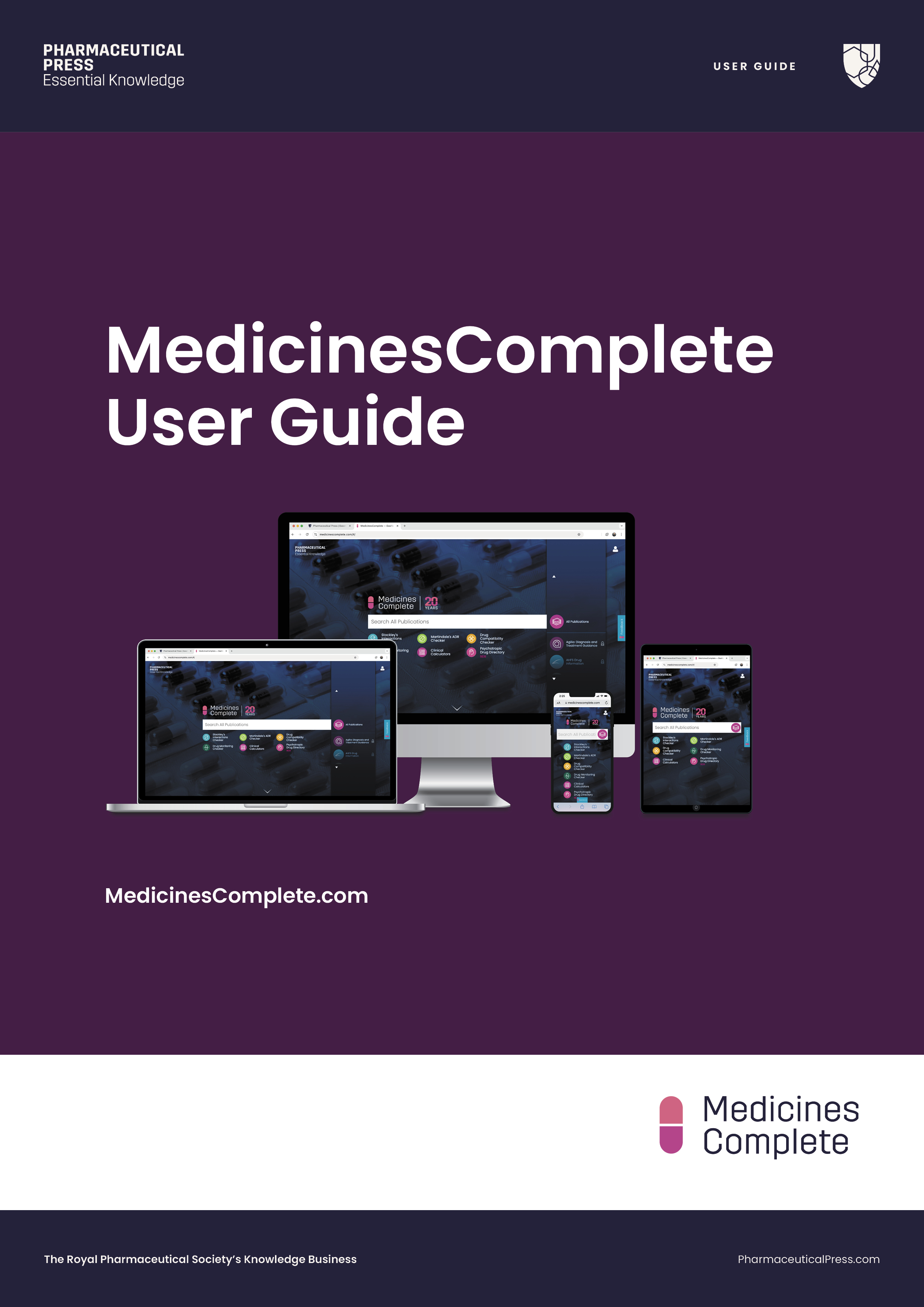 MedicinesComplete User Guide