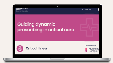 Guiding prescribing Critical Illness