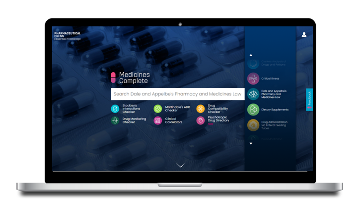 MedicinesComplete homepage