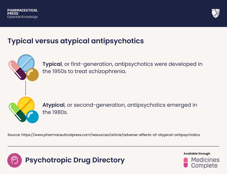 Typical versus atypical antipsychotics