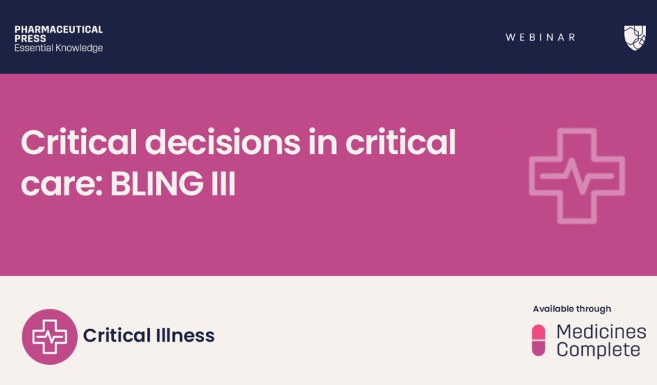 Critical Illness Bling III